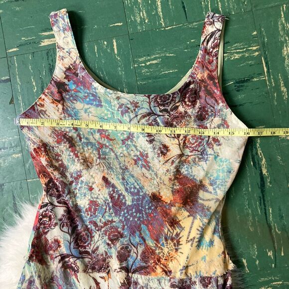 Jones New York Dress Floral Maxi Romantic Dress Sz 2 Lined Tiered 90’s Coquette - Picture 4 of 12